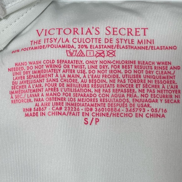 Victoria’s Secret Bikini BOTTOM White Strappy Bombshell Cheeky Size S - Picture 4 of 5